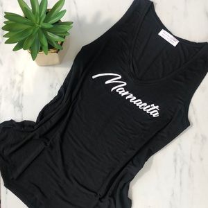 Graphics tank top. Mamacita
